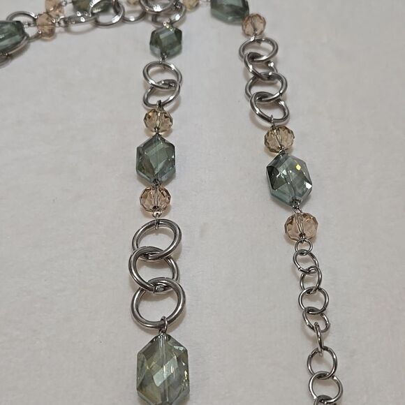 Beautiful Beaded Silver Cookie Lee Necklace - Picture 5 of 5